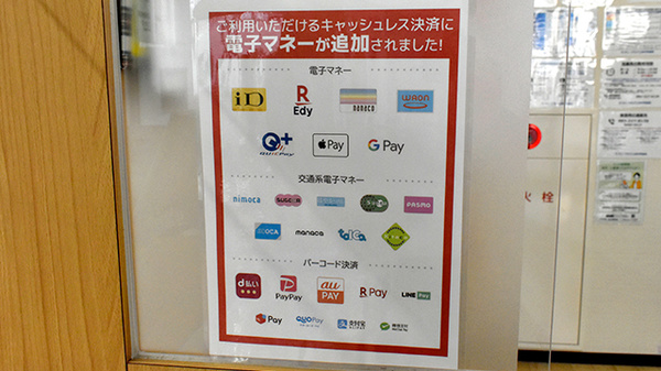サンキュードラッグ　上田中町薬局の電子マネー/スマホ決済対応