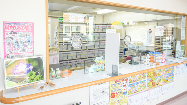 くるみ薬局の受付/カウンター