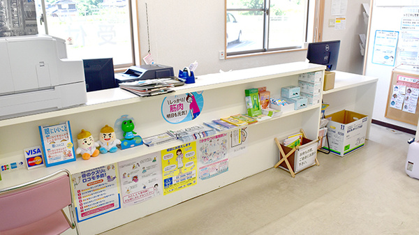 れんげ薬局の受付/カウンター