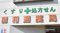 昭和通薬局の看板