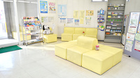 トマト調剤薬局 美馬店の待合スペース