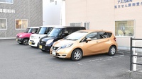 アスカ薬局の駐車場