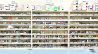 トマト調剤薬局 勝浦店の薬棚