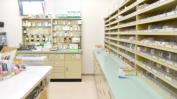 トマト調剤薬局 那賀店の調剤室