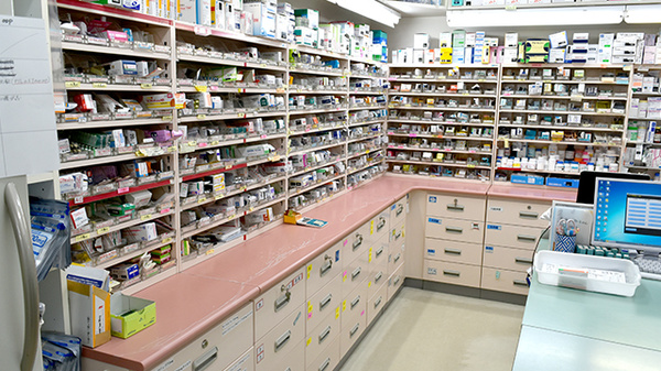 かもじま調剤薬局上下島店の調剤室