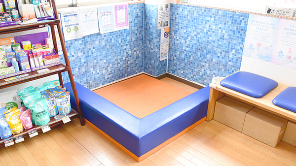 スター薬局レインボー店のキッズ用設備