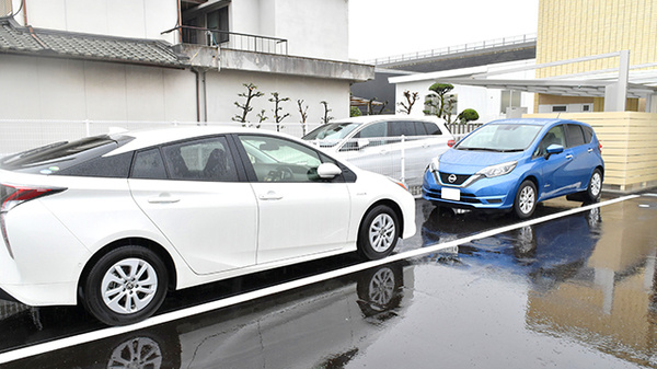 いちご調剤薬局の駐車場
