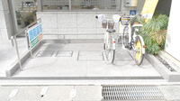 高松紺屋町薬局の駐輪場