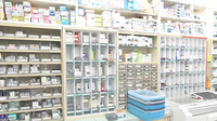 コスモ調剤薬局柞原店の薬棚