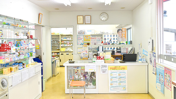 有限会社　正木薬局　川原店の受付/カウンター