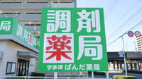 宇多津ぱんだ薬局の看板