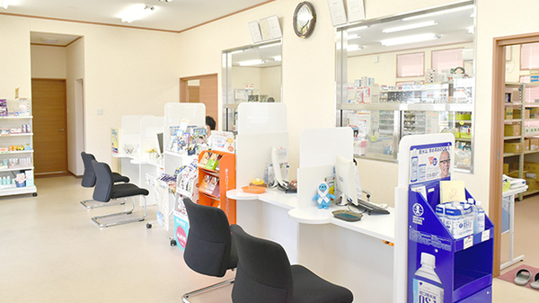 もみの木薬局　滝宮店の受付/カウンター