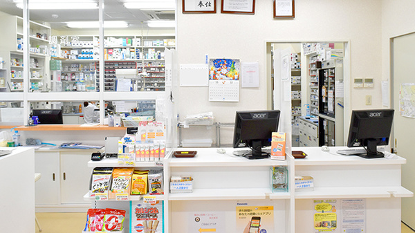 たんぽぽ薬局　松山日赤前店の受付/カウンター