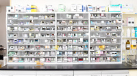 アルファ調剤薬局済生会前の薬棚