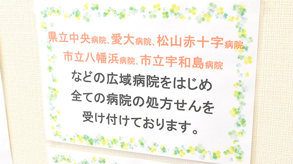 しらはま薬局の主な受付医療機関