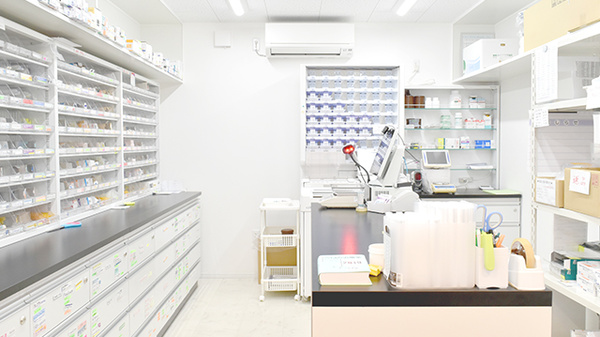 よつば薬局大洲中央店の調剤室