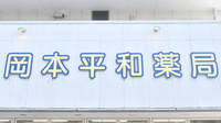 岡本平和薬局の看板