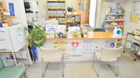 新田町うさぎ薬局の受付/カウンター