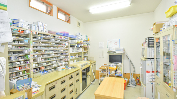 新田町うさぎ薬局の調剤室