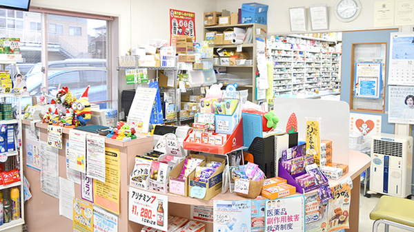 いちご薬局の受付/カウンター