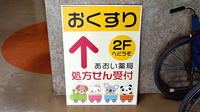 あおい薬局の看板