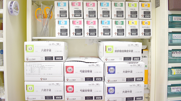 薬局はなみずきの漢方薬