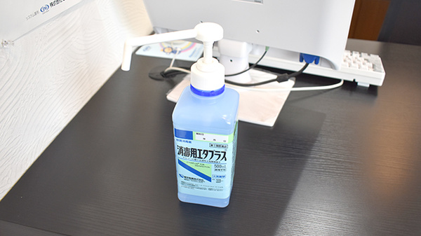 野間薬局　下大利店の感染予防対策