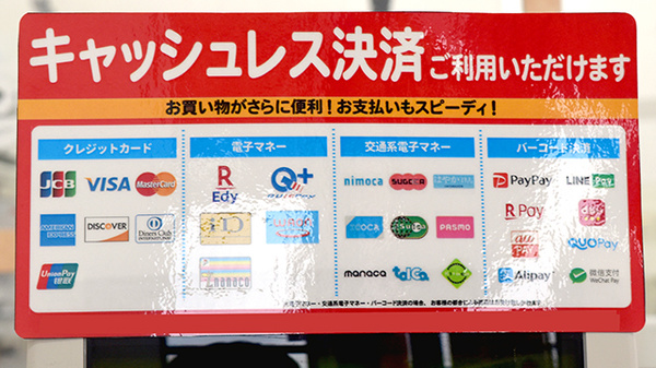 モリ薬局大刀洗店のクレカ/電子マネー/スマホ決済対応
