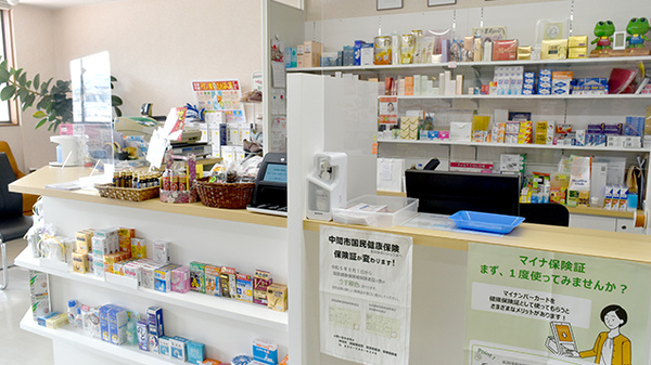 石田薬局切畑支店の受付/カウンター