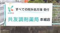 共友調剤薬局本城の看板