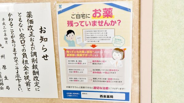 西泉薬局の残薬回収サービス