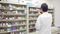 柳町調剤薬局の作業風景