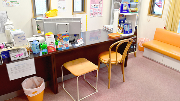 やまぐち薬局大和川上店の受付/カウンター