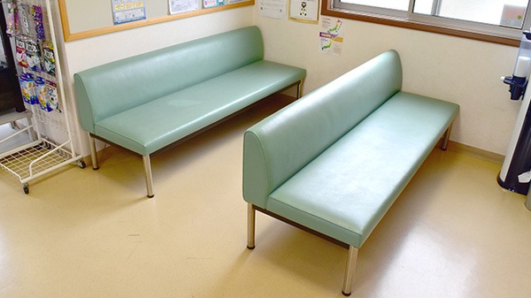グリーン薬局下南部店の待合スペース