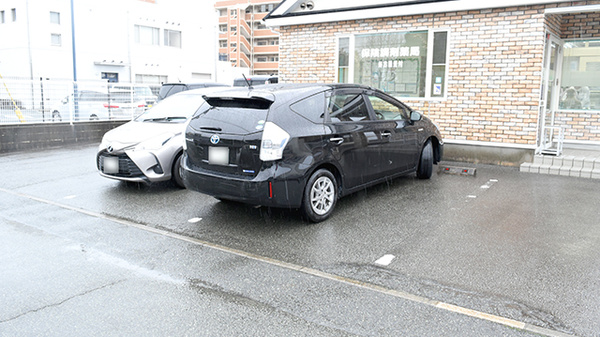 あらおシティ薬局の駐車場
