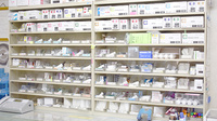 有限会社工藤調剤薬局坂ノ市店の薬棚
