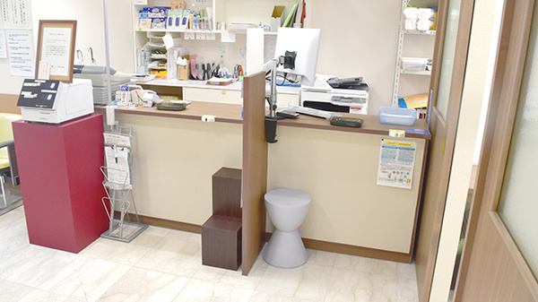 ブンゴヤ薬局　駅南店の受付/カウンター