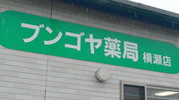 ブンゴヤ薬局　横瀬店の看板