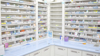 ケヤキ調剤薬局の薬棚