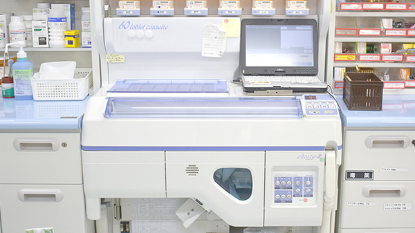 ケヤキ調剤薬局の調剤器具