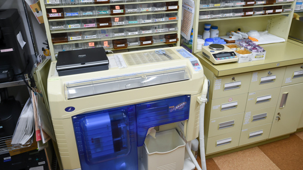 ハロー薬局大貫店の調剤器具
