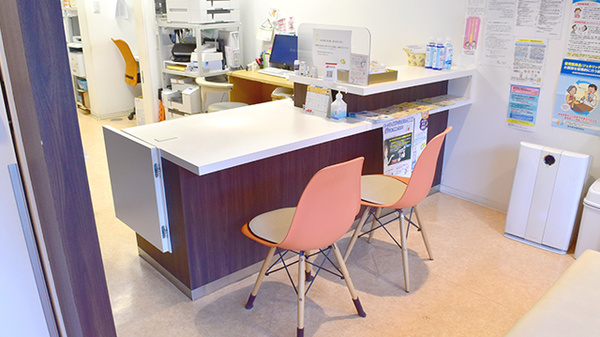 マロン薬局の受付/カウンター