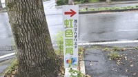 虹色薬局の看板