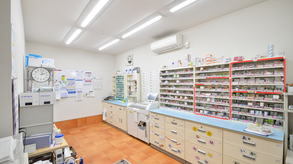 ふなき薬局の調剤室