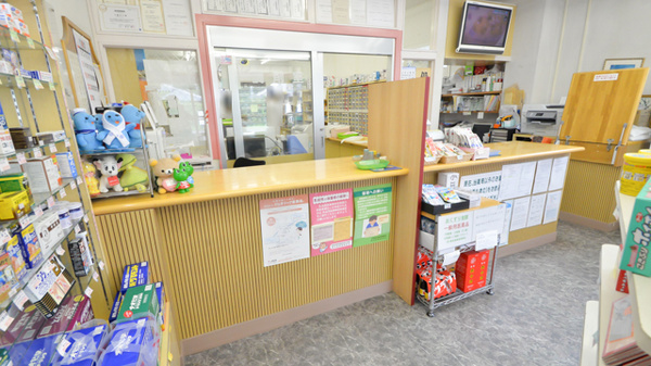 なぎさ薬局の受付/カウンター