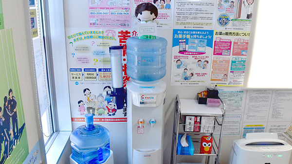 マリンバ調剤薬局　郡山店のフリーサービス