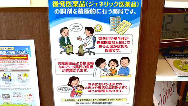 クローバー薬局のジェネリック対応