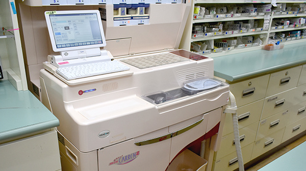 ミズホ薬局の調剤器具