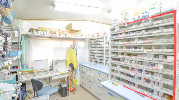 くじら薬局の調剤室