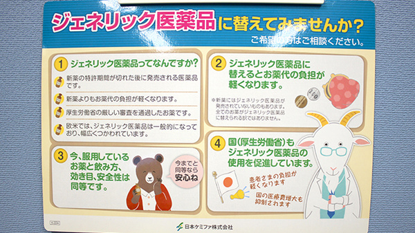 あおい調剤薬局のジェネリック対応